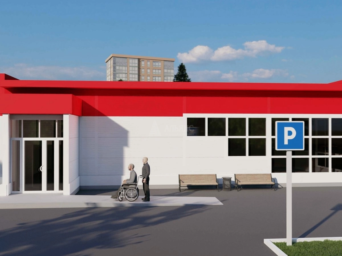 3D визуализация Магазин из сэндвич-панелей - фото 3