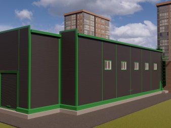 Цех из сэндвич-панелей