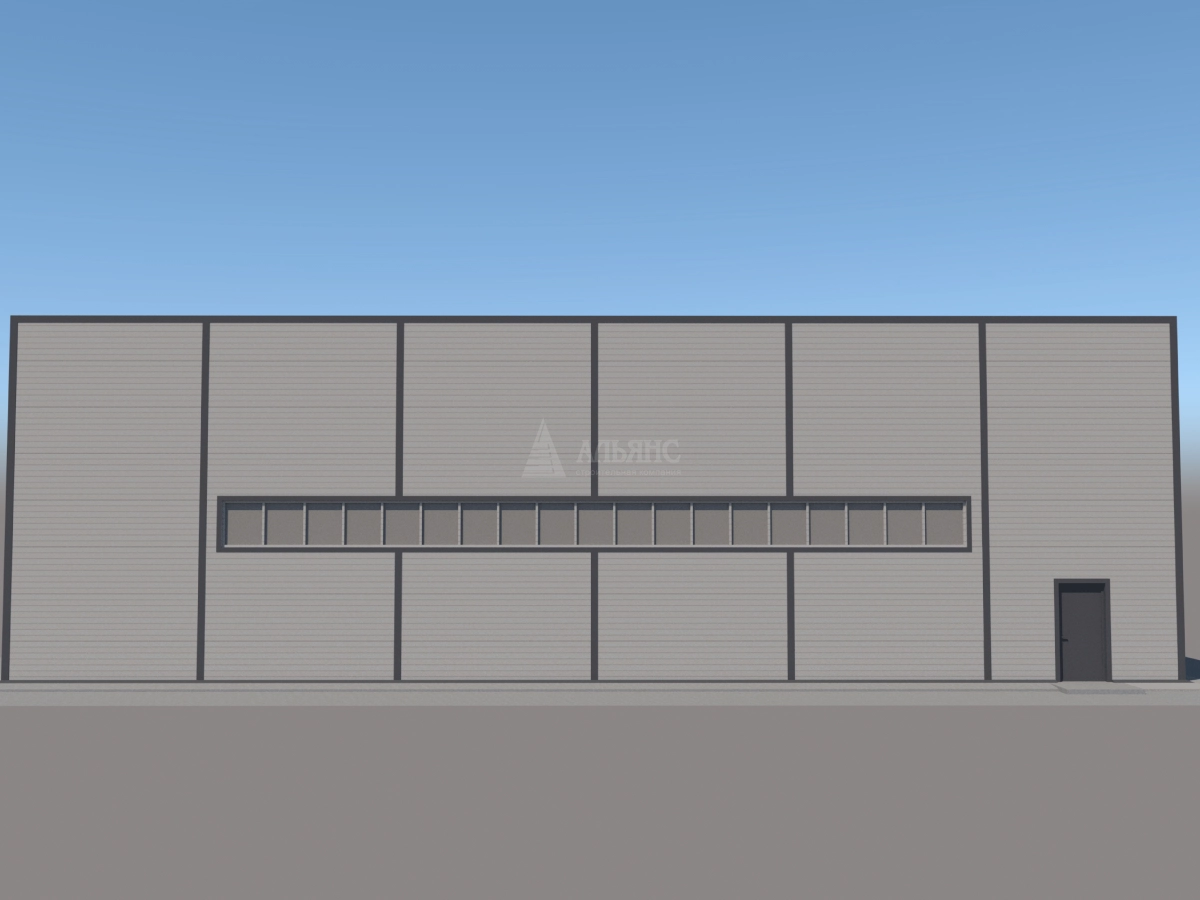 3D визуализация СТО из сэндвич-панелей - фото 5