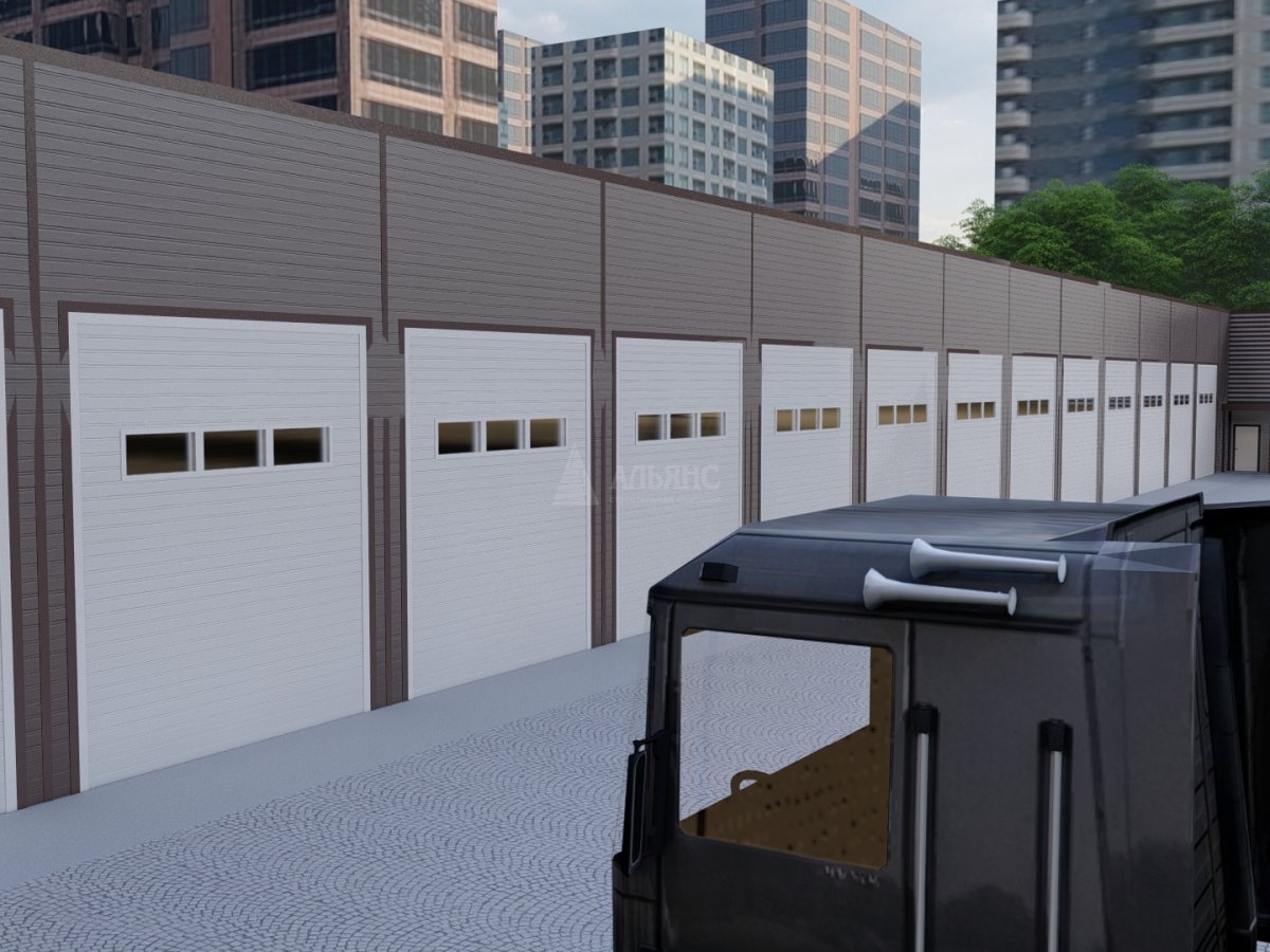 3D визуализация Склад-ангар с АБК из сэндвич-панелей - фото 8