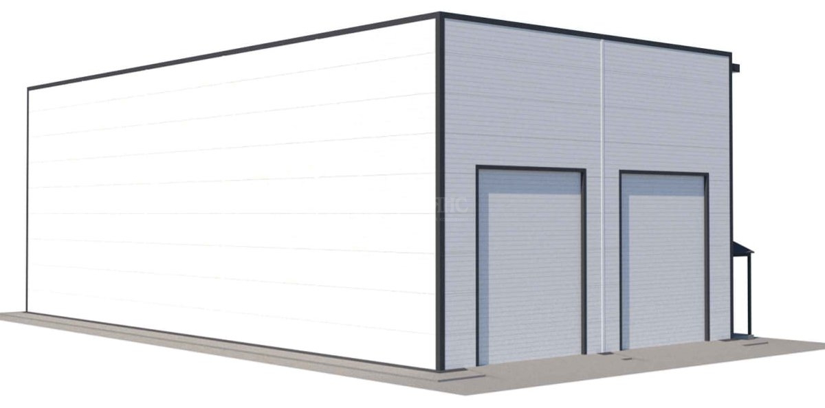 3D визуализация Грузовое СТО из сэндвич-панелей - фото 8